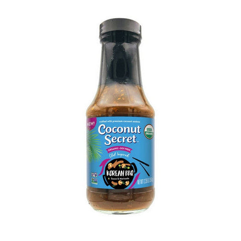 Coconut Secret, Korean BBQ Sauce And Marinade, 12.35 Oz (Case Of 6) Coconut Secret
