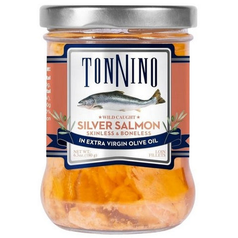 Silver Salmon Fillet Evoo 6.3 Oz (Case Of 6) by Tonnino