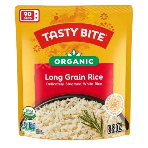 Tasty Bite, Organic Heat And Eat Long Grain Rice, 8.8 Oz (Case Of 6) Tasty Bite