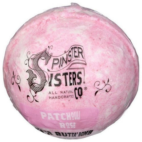 Spinster Sisters Co, Patchouli Rose Bath Butter Bomb, 5.3 Oz (Case Of 6) Spinster Sisters Co