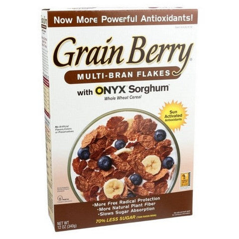 Grain Berry, Antioxidants Whole Cereal Bran Flakes, 12 Oz (Case Of 6) Grain Berry