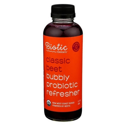 Biotic Kvass, Organic Bubbly Beet Probiotic, 15.2 Oz (Case Of 6)