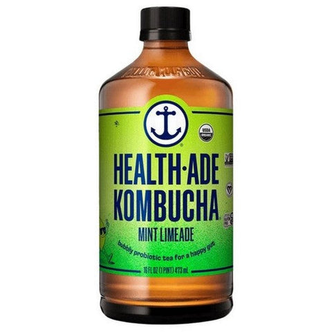 Health-Ade, Mint Limeade Kombucha, 16 Oz (Case Of 12)