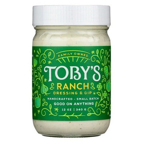 Toby's Family Foods, Ranch Dressing And Dip, 12 Oz (Case Of 6) Toby's Family Foods
