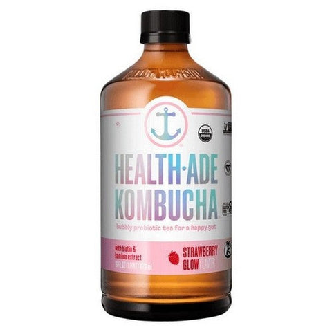 Health-Ade, Strawberry Glow Kombucha, 16 Oz (Case Of 12) Health-Ade