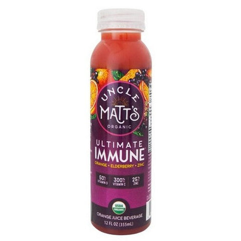 Uncle Matts, Ultimate Immune Orange Juice, 12 Oz (Case Of 6) Uncle Matts