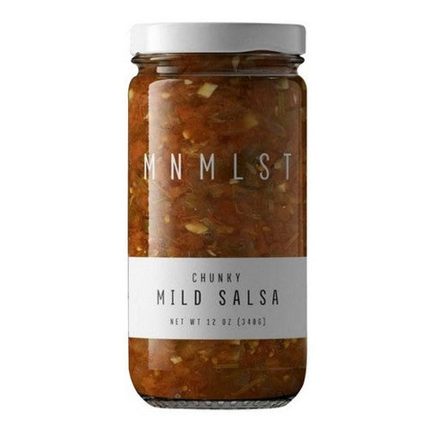 MNMLST, Chunky Milld Salsa, 12 Oz (Case Of 6) MNMLST