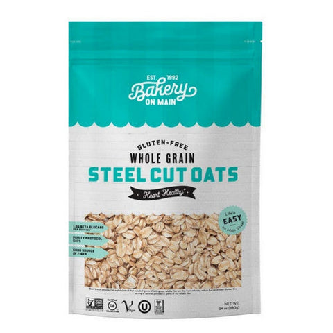 Bakery On Main, Rolled Steel Cut And Quick Oats, 24 Oz (Case Of 27) Bakery On Main