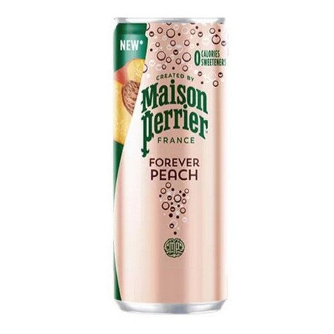 Maison Perrier, Sparkling Water Peach, 11.15 X 8 Count (case Of 3) Maison Perrier