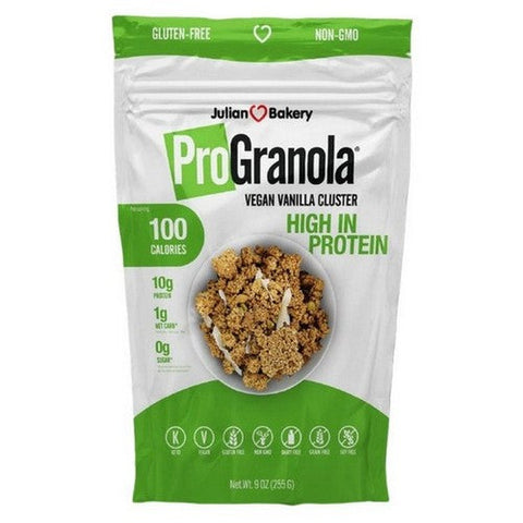 Julian Bakery, ProGranola Vegan Vanilla Cluster, 9 Oz (Case Of 6) Julian Bakery