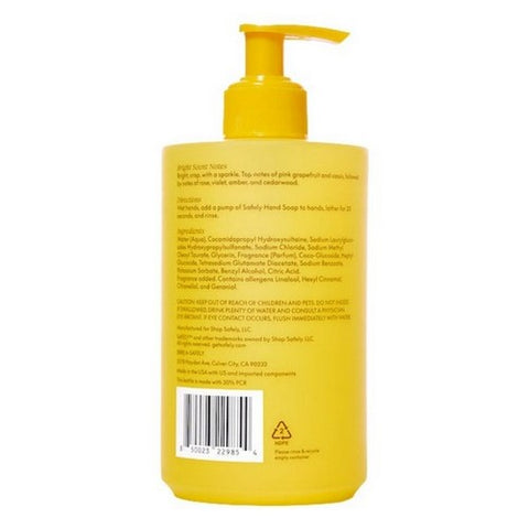 Safely, Bright Hand Soap, 16 Oz (Case Of 6) Safely