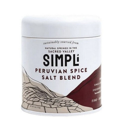 Simpli, Peruvian Spice Salt Blend, 4 Oz (Case Of 12) Simpli