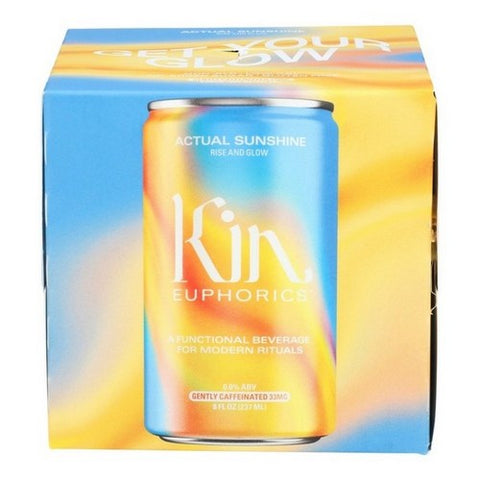 Kin Euphorics, Functional Beverage Action Sensation, 8 Oz X 4 Count (Case Of 6) Kin Euphorics