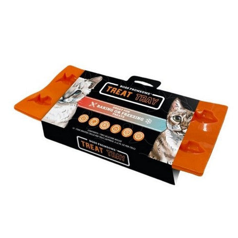 Boss Dog, Cat Pro Meow Orange Treat Tray, 2 Count (Case Of 6) Boss Dog