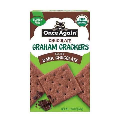Once Again, Organic Gram Crackers Dark Chocolate, 7.95 Oz (Case Of 6) Once Again