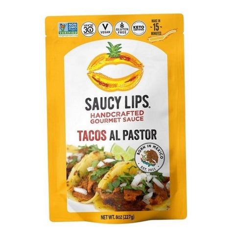 Saucy Lips, Sauce Taco Al Pastor, 8 Oz (Case Of 6) Saucy Lips
