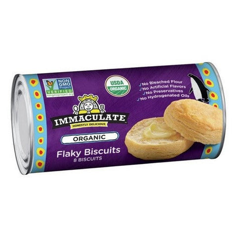 Immaculate Baking Co, Organic Ready To Bake Flaky Biscuits, 16 Oz (Case Of 12) Immaculate Baking Co