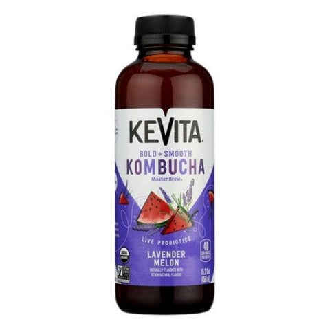 Kevita, Organic Master Brew Kombucha Lavender Melon, 15.2 Oz (Case Of 6) Kevita