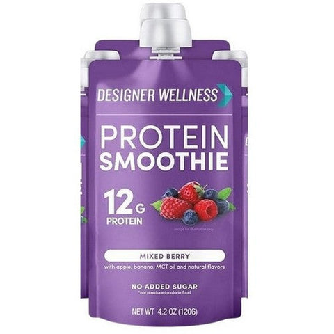 Designer Wellness, Mixed Berry Smoothie, 4.2 Oz (Case Of 6) Designer Wellness