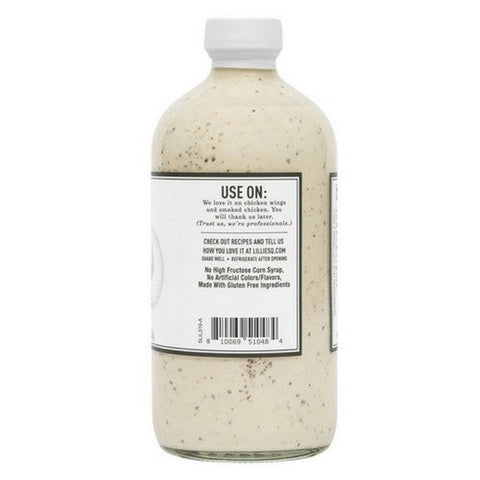 Lillies Q, White Wing Sauce, 16 Oz (Case Of 6) Lillies Q