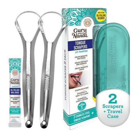 Gurunanda, Case Tongue Scrapper, 2 Count (Case Of 6) Gurunanda
