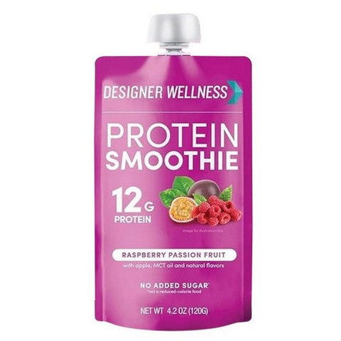 Designer Wellness, Raspberry Passionfruit Smoothie, 4.2 Oz (Case Of 6) Designer Wellness