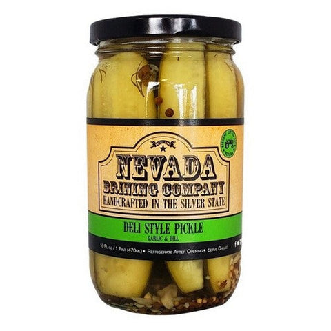 Nevada Brining Company, Deli Style Pickle, 16 Oz (Case Of 6) Nevada Brining Company