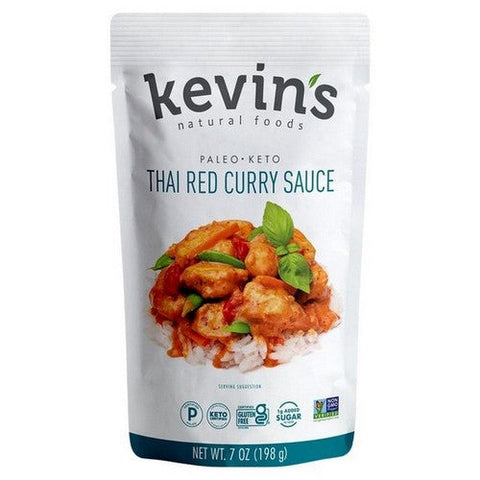 Kevins Natural Foods, Thai Red Curry Sauce, 7 Oz (Case Of 12) Kevins Natural Foods