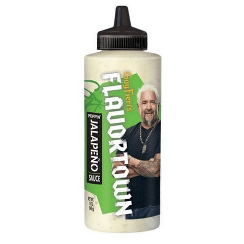 Flavortown, Poppin Jalapeno Sauce, 12 Oz (Case Of 6) Flavortown