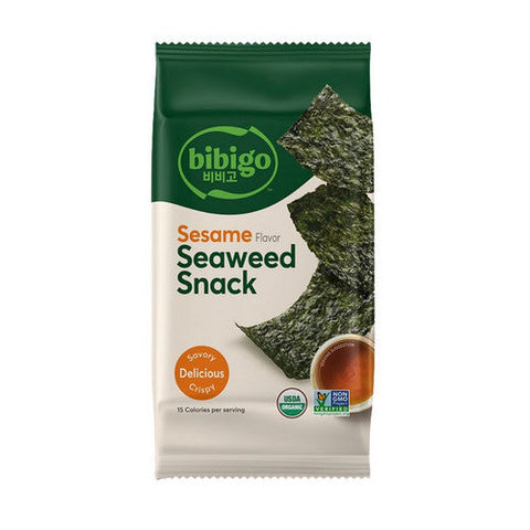 Bibigo, Seaweed Snack Sesame, 3.5 Oz (Case Of 12) Bibigo