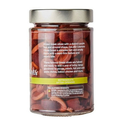Delallo, Specialty Olives Calamata Halves, 5.64 Oz (Case Of 6) Delallo