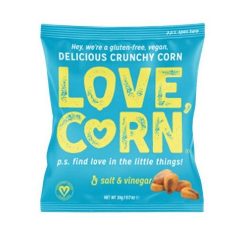 Love Corn, Roast Salt And Vinegar, 0.7 Oz (Case Of 100) Love Corn