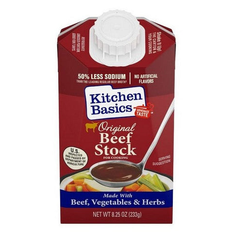 Kitchen Basics, Original Beef Stock, 8.25 Oz (Case Of 12)