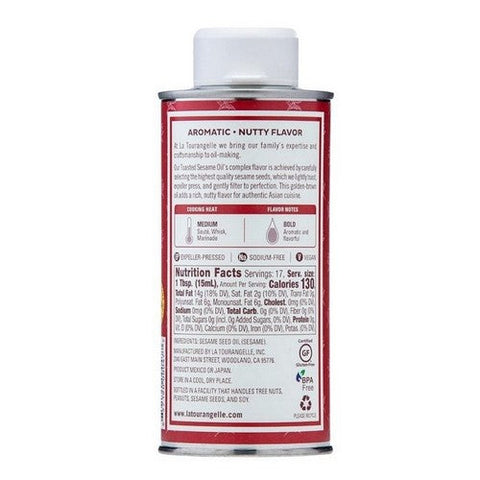 La Tourangelle, Toasted Sesame Oil, 8.45 Oz (Case Of 6) La Tourangelle