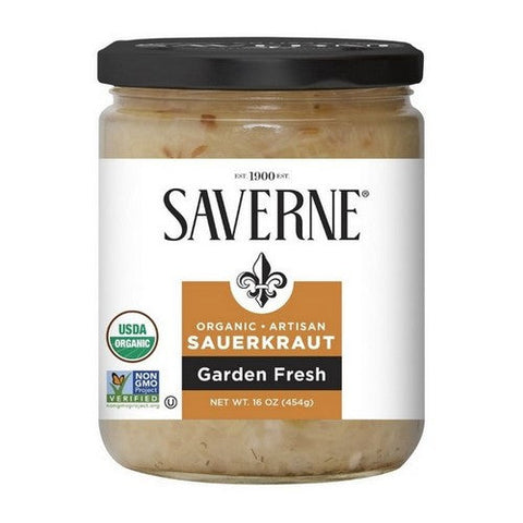 Saverne, Organic Artisan Sauerkraut Garden Fresh, 16 Oz (Case Of 6) Saverne
