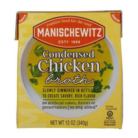 Manischewitz, Condensed Chicken Broth, 12 Oz (Case Of 12) Manischewitz