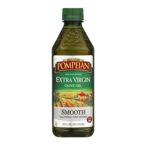 Pompeian, Extra Virgin Olive Oil Smooth, 16 Oz (Case Of 12) Pompeian