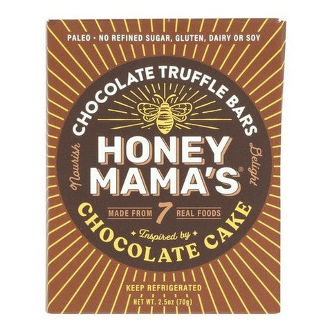 Honey Mamas, Honeyma Chocolate Cake Truffle Bar, 2.5 Oz (Case Of 12) Honey Mamas