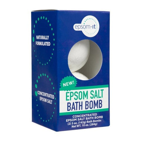 Epsom It, Epsom Salt Bath Bomb, 2 Count (Case Of 6) Epsom It