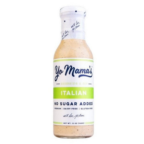 Yo Mamas Foods, Creamy Italian Dressing, 12 Oz (Case Of 6) Yo Mamas Foods