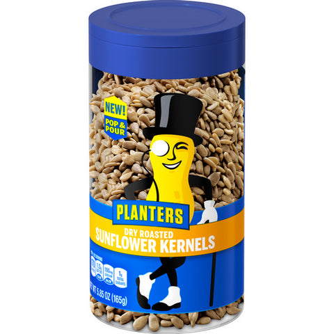 Pop And Pour Dry Roasted Sunflower Seeds Jar 5.85 Oz (Case Of 12) by Planters