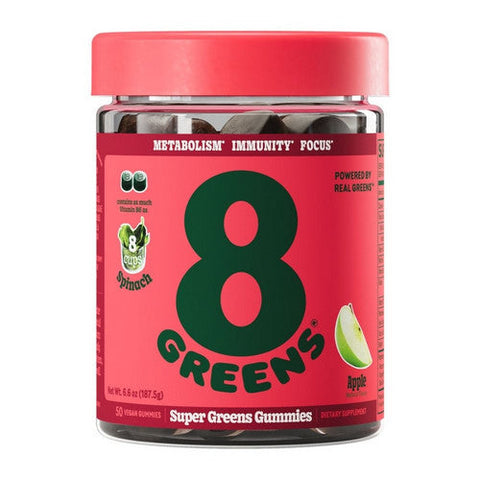 8greens, Daily Greens Vegan Gummies Dietary Supplement, 50 Count 8greens