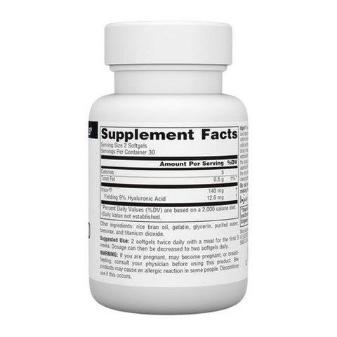 Source Naturals, Hyaluronic Acid, 70 MG, 60 Softgel