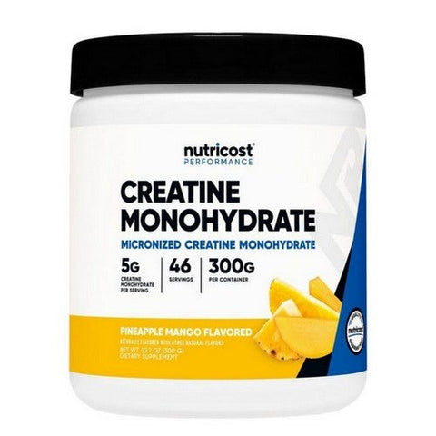 Nutricost, Creatine Monohydrate Powder Pineapple Mango, 300 Grams Nutricost