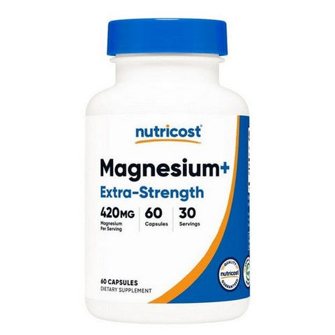 Nutricost, Magnesium+ Extra Strength Capsules, 420 Mg, 60 Count Nutricost
