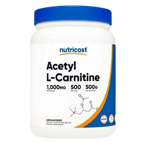 Nutricost, Acetyl L-Carnitine Powder, 500 Grams Nutricost