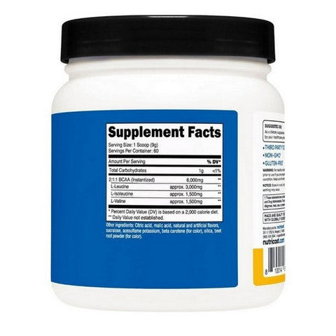 Nutricost, BCAA Powder Orange Mango, 60 Servings Nutricost