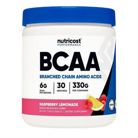 Nutricost, BCAA Powder Raspberry Lemonade, 30 Serving Nutricost