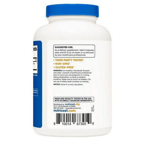 Nutricost, Tribulus Capsules, 1500 Mg, 240 Count Nutricost