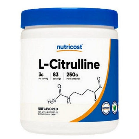 Nutricost, L-Citrulline Base Powder, 250 Grams Nutricost